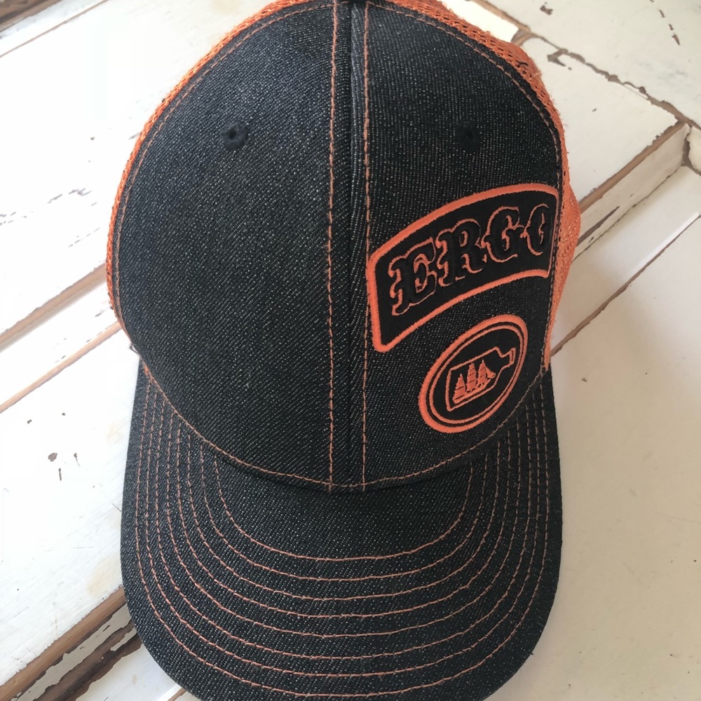 Ergo Baseball Hat Snap Back Flat Fitty